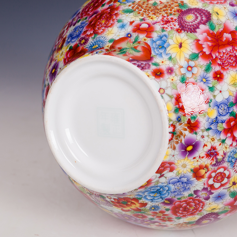 Archaize of jingdezhen ceramics powder enamel modern Chinese style household act the role ofing is tasted furnishing articles vases, flower crafts are sitting room