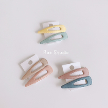 Rae Studio Korean cool ice cream jelly color PU pointed BB side clip