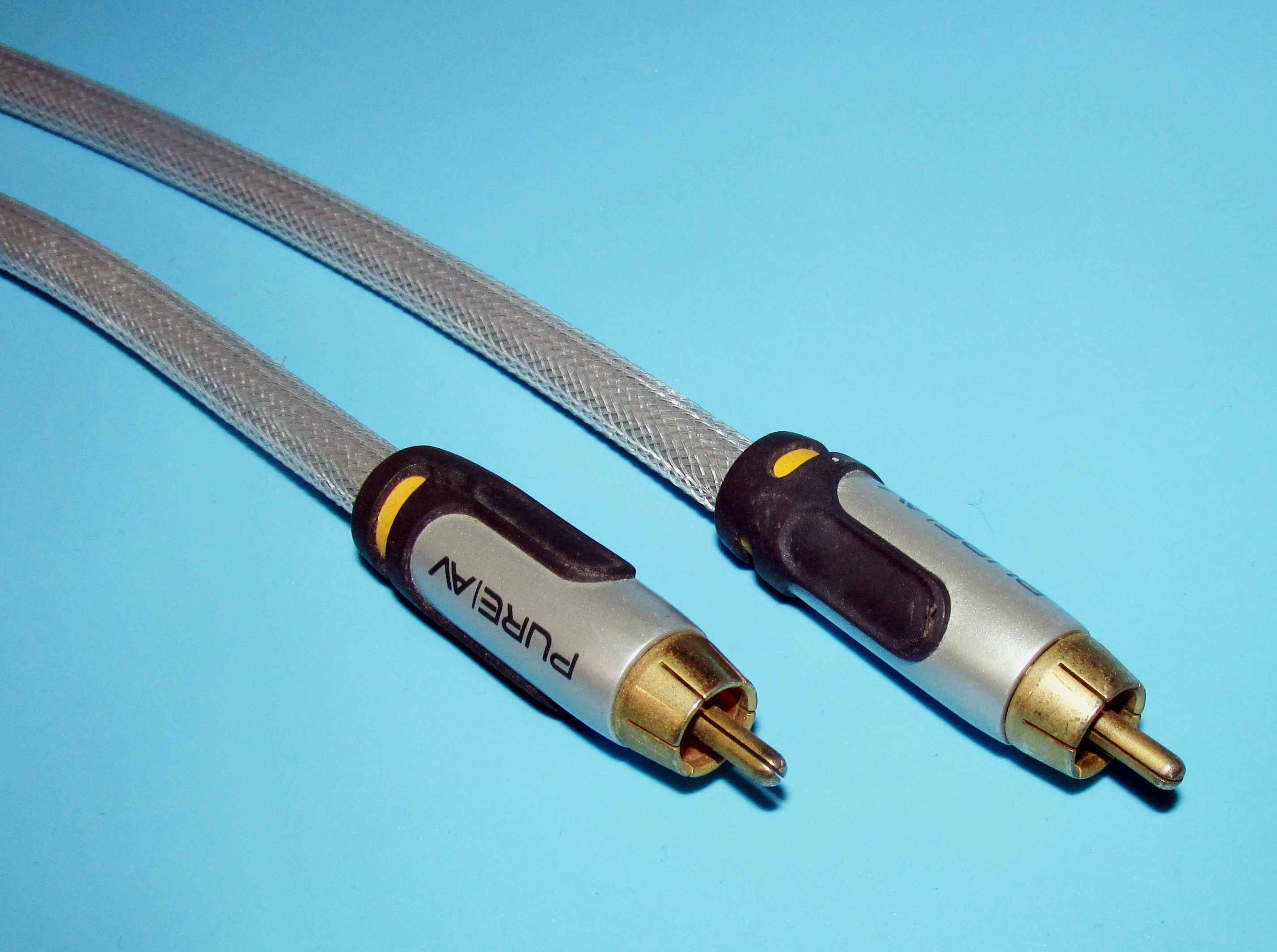 原装pure av至纯系列 发烧镀银数字音频同轴线spdif音频信号线