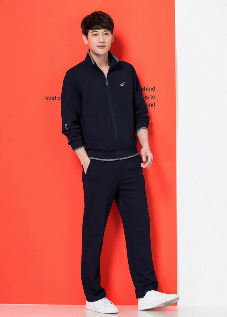 春秋款城德美南韩棉男款长袖运动服中老年爸爸装休闲运动装 35616_7折