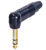 NEUTRIK black gold plated right angle big three core 6 35mm mono plug elbow NP3RX-B