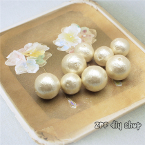 diy jewelry with beads imported from Japan and kiwa golden bubble beads frosted cotton pearl hanging beads