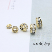 diy jewelry accessories imported from Japan jewelry making materials expensive and kiwa Shijia Crystal Circle rhinestone spacer ring