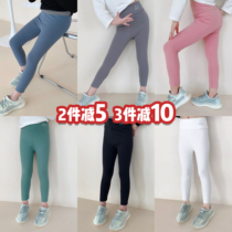 Childrens pants Spring and autumn girls shark pants Female baby barbie pants white stretch thin leggings summer outdoor wear