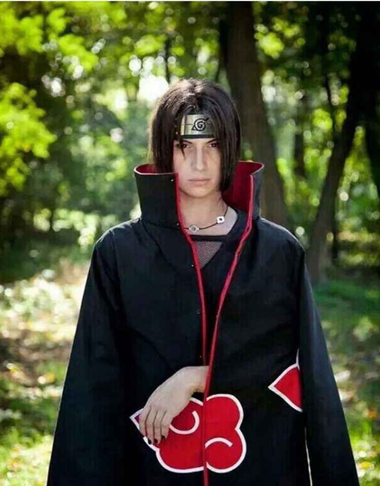 火影忍者鼬晓组织cos服红云披风袍子斗篷衣服cosplay服装现货促销