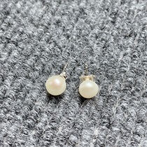 Hong Kong Amberman Thailand handmade natural freshwater pearl studs 925 silver
