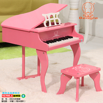 Migro childrens piano counter genuine 30-key baby baby toy wooden mechanical triangle Enlightenment instrument