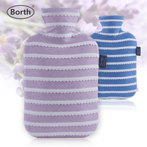 (thickened type)Posel large PVC water injection hot water bottle warm stomach warm water bag flushing warm feet on the bed