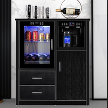 Modern simple solid wood about smart tea bar machine Red wine refrigerator freezer Anti-cold and hot office household water dispenser Poison cabinet