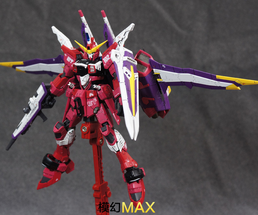 bandai 高达代工 rg zgmf-x09a justice gundam 无限正义高达成品