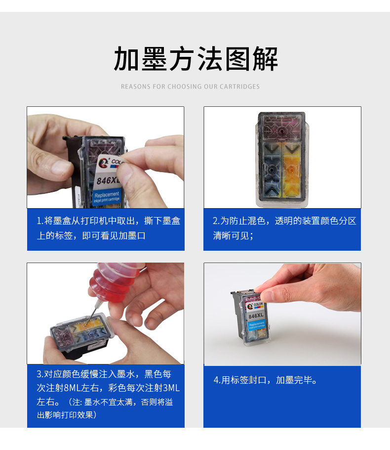 绘威兼容佳能pg845 cl846墨盒ts3380 308 208 3180 mg2580s 3080