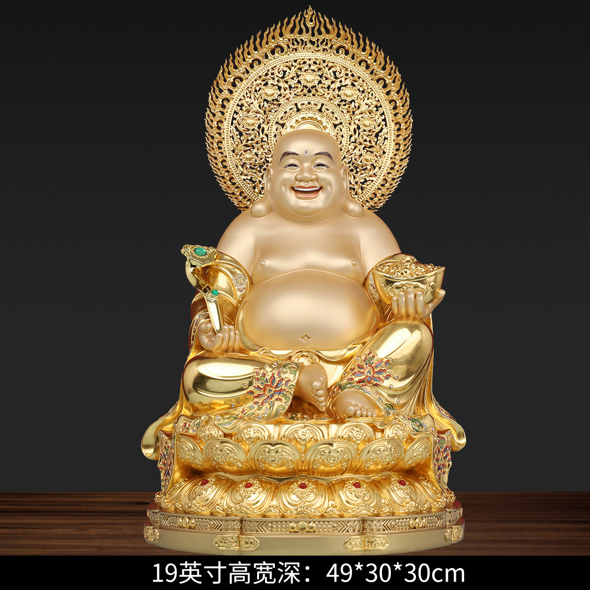 慶應◇明治時代 献上白薩摩 色絵布袋唐子像 置物 茶道具床置