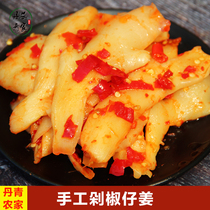Danqing Farmhouse Hunan specialty chop pepper bubble ginger local pepper chopped pepper bubble old ginger 500g a bottle