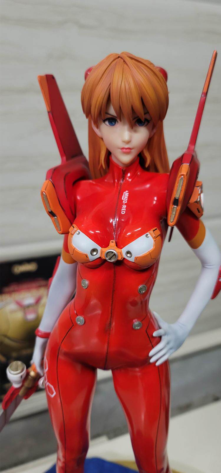 热火gk定制 现货 非闪电 福音女战士 明日香 1/4 雕像模型手办
