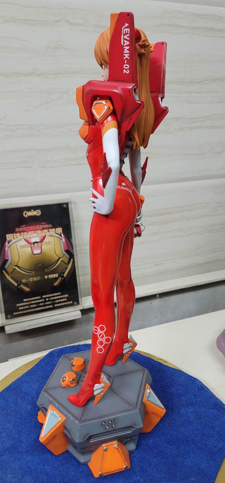 热火gk定制 现货 非闪电 福音女战士 明日香 1/4 雕像模型手办