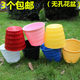 Plastic flower pots thickened non-porous and leak-proof gardening potted plants home balcony office hydroponic sets of green dill Plastic flower pots thickened non-porous and leak-proof gardening potted plants home balcony office hydroponic sets of green dill