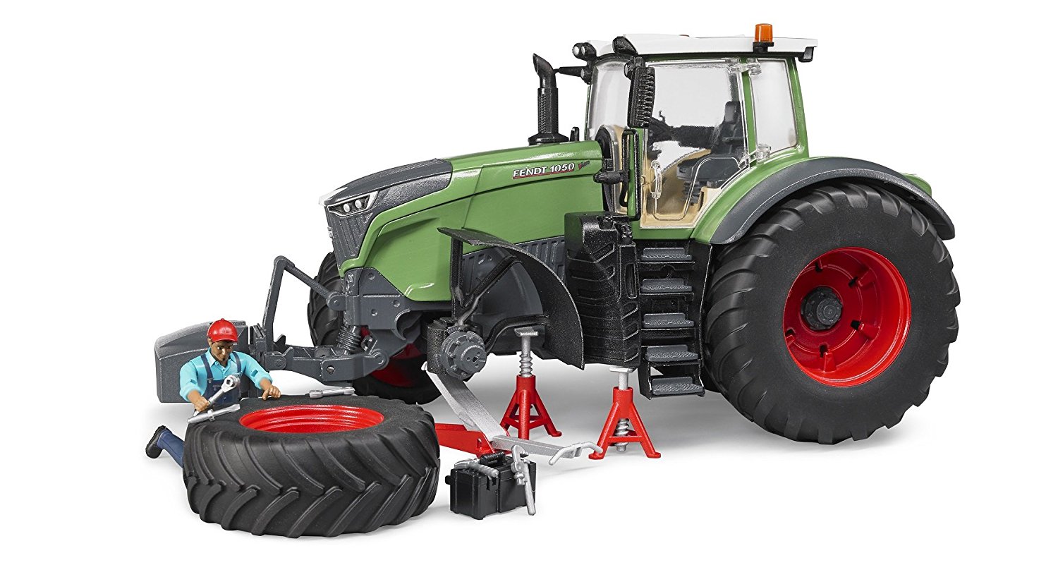 德国代购bruder芬特fendt 1050拖拉机车模型(包括人偶