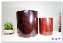 Small Leaf Purple Sandalwood Old Stock Pen Holder (111)