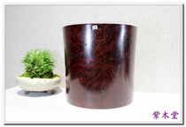 Small Leaf Purple Sandalwood Old Stock Pen Holder (205)