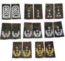 Germany Original German Army German Spot Camouflage Uniform Military Rank Velcro Armband Set Shoulder Band
