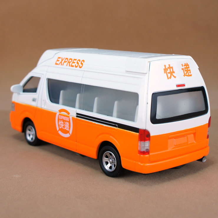 clx 邮政车 快递 校车 面包车 声光 合金回力汽车模型玩具