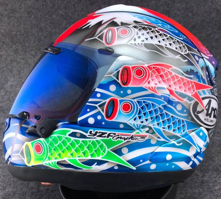 正品arai rx-7x 定制版 招财猫 摩托车头盔 全盔