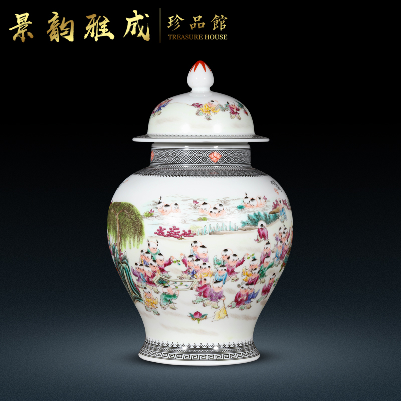 Jingdezhen ceramic vase table sitting room adornment is placed new Chinese hand - made the ancient philosophers figure porcelain arts and crafts
