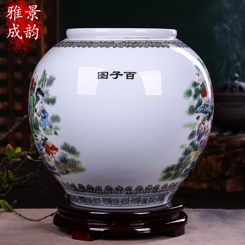 Jingdezhen ceramics fashion vase furnishing articles sitting room TV ark, home decorative arts and crafts porcelain restoring ancient ways