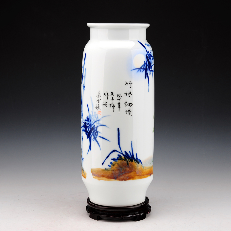 Jingdezhen ceramic hand - made vase landed contracted vases, ceramic flower arrangement I sitting room decorate household