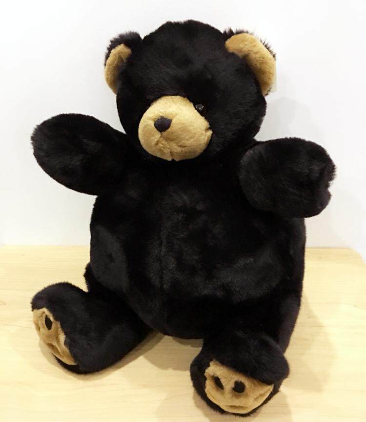 正版美国unipak泰迪熊 黑色胖胖熊 毛绒玩具熊熊 贝瑞同厂 清仓