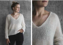 Cumulus long sleeve braided translation illustration text description--take a note mailbox