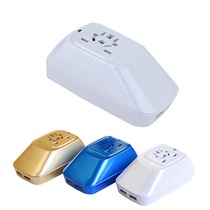 Tourism International European standard universal multi-function conversion plug usb multi-purpose charging converter socket color random