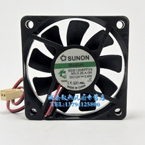 New SUNON KDE1206PFV3 0 12V 6W 6010 6CM2 Line ultra-thin suspended mute fan