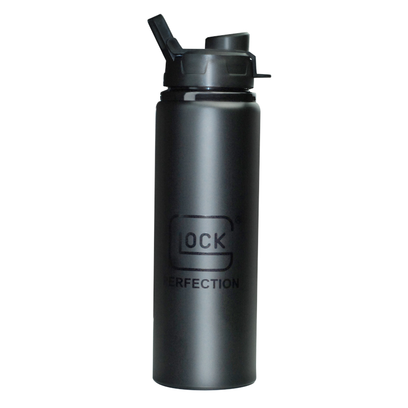 Cold steel - Glock Glock - large capacity outdoor kettle portable sports hand cup aluminum alloy leak - proof climbing mountain