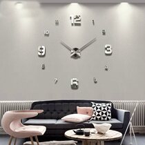 Creative digital DIY wall clock European clock living room