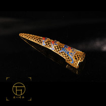 Yanxi strategy with the same Fulu Shou Xixihua silk inlaid tired silk guard armor ancient costume TV series Ming and Qing jewelry