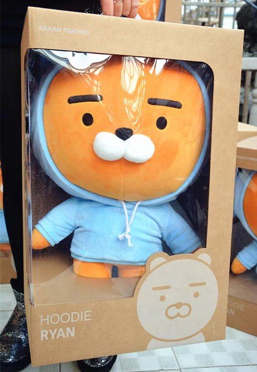 韩国kakao friends卡考金南俊ryan狮子毛绒玩具公仔抱枕玩偶