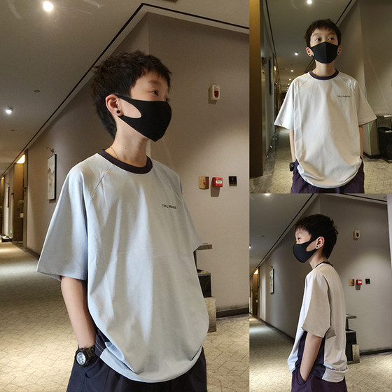 Boys Short-sleeved T-shirt Children's Letters Rags Shoulder Quick-Drying Sunscreen Top Medium Big Children T Teen Hip Hop Street Dance T-shirt
Boys Short-sleeved T-shirt Children's Letters Rags Shoulder Quick-Drying Sunscreen Top Medium Big Children T Teen Hip Hop Street Dance T-shirt