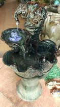 (Beautiful Pavilion Pottery) Boutique Ceramic Fountain