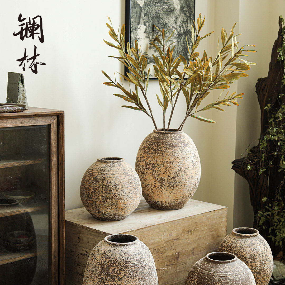 Simulation of plant leaves restoring ancient ways do old zen put POTS dry flower adornment wabi-sabi wind b&b hotel floral furnishing articles