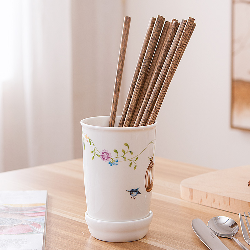 The Rural wind chopsticks tube of household kitchen receive a case chopsticks chopsticks tube drop box ceramic chopsticks box chopsticks barrels of chopsticks