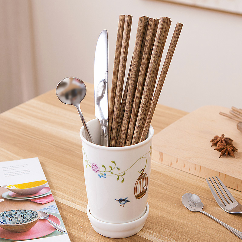 The Rural wind chopsticks tube of household kitchen receive a case chopsticks chopsticks tube drop box ceramic chopsticks box chopsticks barrels of chopsticks