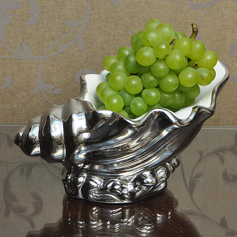 Creative I and contracted sitting room fruit bowl bowl dried fruit basket ceramics compote decoration snack dish between example furnishing articles