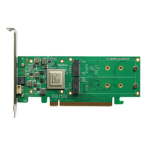Highpoint SSD7502 M 2 NVMe SSD solid state PCIe 4 0 x16 RAID0 array card