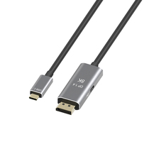 Lightning 4 Type C to Displayport DP1 4 8K @ 60Hz PD charging HD video adapter wire