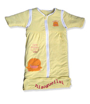 Cartoon Autumn Winter Thickened insulated baby sleeping bag Early Childhood Removable bidirectional zipper-style anti-kick is breathable and soft