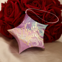 Creative European Candy Gift Boxes Hand-Carrying Wishing Star Happy Candy Box ins Wind Wedding Ceremony Shake Sound Sen High-end