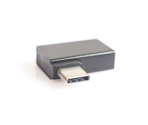 OTG conversion head left and right elbow aluminum alloy 90 degree right angle elbow usb female turn type-c male adapter