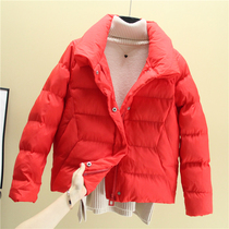 ins short thickened down cotton coat womens 2021 winter new large size bread cotton suit small quilted jacket jacket