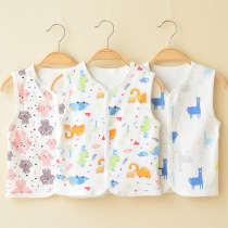 Baby vest thin summer 2020 Cotton Joker childrens vest girl small waistband cardigan